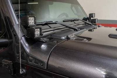 DV8 Off Road Windshield Pillar Mount Light Brackets    2018+ Wrangler  JL  (  LBJL-02 )