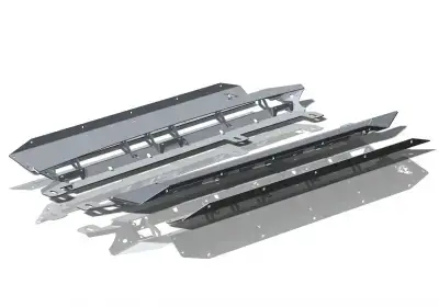CrawlTek Rocker Guard for Jeep Wrangler JK 4 Door (CWLJK41401)