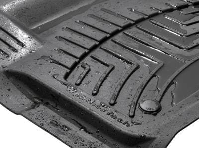 WeatherTech Front FloorLiner Crew Cab; 1st row bench; no optio0l PTO (Powere Takeoff kit); not equipped with 4x4 FloorShifter Black 2019 - 2024 Dodge Ram Truck 2500/3500 4415711