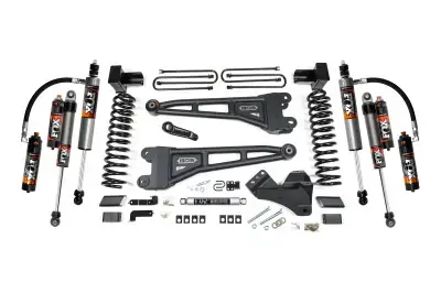 BDS 5 Inch Lift Kit w/Radius Arm FOX 2.5 Coil-Over Conversion w/Fox 2.5 Performance Elite Shocks and Block for Ford F250/F350 Super Duty w/Overloads (23-26) 4WD Diesel (2206FPE)
