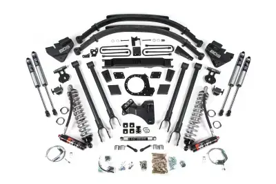 BDS 9 Inch Lift Kit w/ 4-Link FOX 2.5 Performance Elite Coil-Over Conversion for Ford F250/F350 Super Duty (20-22) 4WD Diesel (1959FPE)