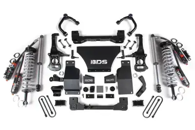 BDS 2.5 Inch Lift Kit FOX 2.5 Performance Elite Coil-Over for Chevy Trail Boss or GMC AT4 1500 (2025) 4WD Diesel (1856PES)