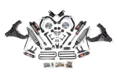 BDS 3 Inch Lift Kit FOX Coil-Over Conversion w/Fox 2.5 Performance Elite Shocks and No Block for Chevy Silverado or GMC Sierra 2500HD/3500HD (20-26) Diesel 4WD (1834FPE)