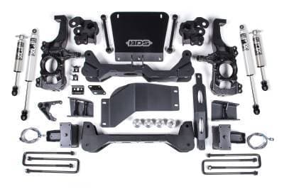 BDS 6.5 Inch Lift Kit FOX 2.5 HTO Performance Series for Chevy Silverado or GMC Sierra 2500HD/3500HD w/o Overload (20-24) 4WD (753FPP)