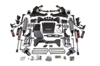 BDS 6.5 Inch Lift Kit FOX 2.5 Coil-Over Conversion w/Block Kit and Fox 2.5 Performance Elite Shocks for Chevy Silverado or GMC Sierra 2500HD/3500HD w/o Overloads (20-26) Diesel (792FPE)