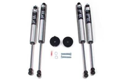BDS 1 Inch Leveling Kit Coil Spacer w/Fox Shocks for Ford F250/F350 Super Duty (17-22) 4WD (1518FS)