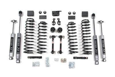 BDS 3 Inch Lift Kit w/Fox 2.5 PE Shocks and Sway Bar Disconnects for Jeep Wrangler JK (07-11) 4-Door (1411FPE)