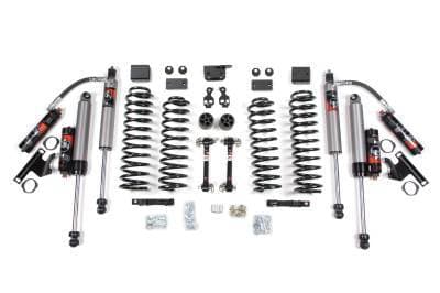 BDS 3 Inch Lift Kit w/Fox Shocks and Sway Bar Disconnects for Jeep Wrangler JK (07-11) 2-Door (1423FS)