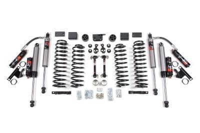 BDS 3 Inch Lift Kit w/Fox Shocks for Jeep Wrangler JK w/Sway Bar Disconnects (12-18) 4-Door (1403FS)