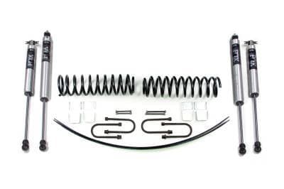 BDS 2 Inch Lift Kit w/NX2 Shocks for Jeep Cherokee XJ w/Chrysler 8.25 Rear Axle (84-01) (428H)