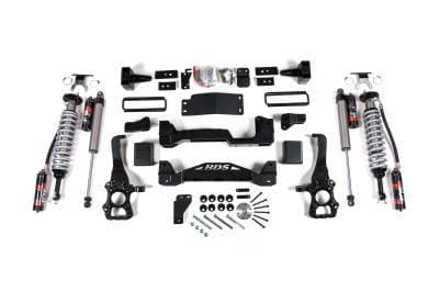 BDS 4 Inch Lift Kit FOX 2.5 Performance Elite Coil-Over for Ford F150 (15-20) 4WD (1590FPE)