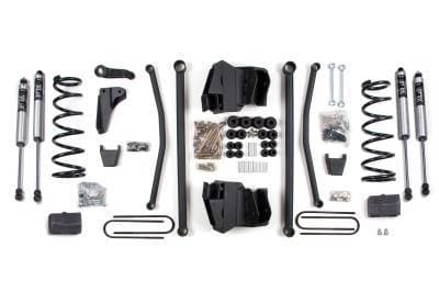 BDS 4 Inch Lift Kit Long Arm w/NX2 Shocks and Rear Block Kit for Dodge Ram 2500 Power Wagon w/3.5" Rear Axle (2008) 4WD Gas (1768H)