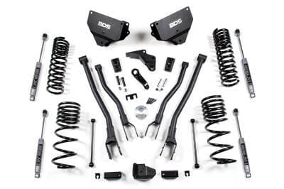 BDS 4 Inch Lift Kit w/ 4-Link and Fox 2.5 Performance Elite Shocks for Ram 2500 (14-18) 4WD  Diesel (1602FPE)