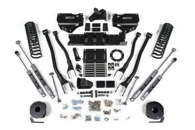BDS 4 Inch Lift Kit w/ 4-Link and Fox Shocks for Ram 2500 w/ Rear Air Ride (19-24) 4WD Diesel (1715FS)