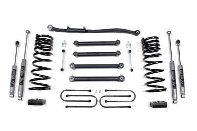 BDS 3 Inch Lift Kit w/Fox Shocks for Dodge Ram 2500 w/4" Rear Axle (03-13) & 3500 (03-12) 4WD Diesel (690FS)
