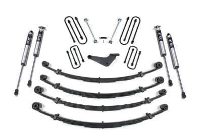 BDS 4 Inch Lift Kit w/Fox Shocks and Leaf Springs for Ford Excursion (00-05) 4WD (301FS)