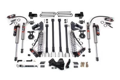 BDS 4 Inch Lift Kit w/ 4-Link FOX 2.5 Performance Elite Coil-Over Conversion for Ford F350 Super Duty DRW (20-22) 4WD Diesel (1974FPE)