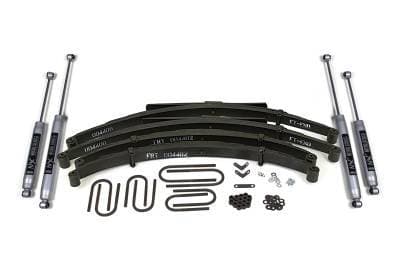 BDS 4 Inch Lift Kit w/NX2 Shocks and Rear Block Kit for Jeep Cherokee SJ, Wagoneer, Grand Wagoneer, or J10/J20 (74-89) (403H)