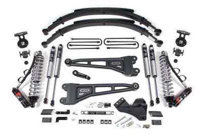 BDS 4 Inch Lift Kit w/Radius Arm FOX 2.5 Performance Elite Coil-Over Conversion for Ford F250/F350 Super Duty (17-19) 4WD Diesel (1524FPE)