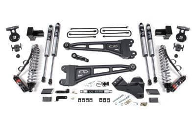BDS 4 Inch Lift Kit w/Radius Arm FOX 2.5 Performance Elite Coil-Over Conversion for Ford F350 Super Duty DRW (17-19) 4WD Diesel (1575FPE)