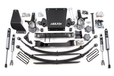 BDS 4.5 Inch Lift Kit w/Fox Shocks and Leaf Springs for Chevy Silverado or GMC Sierra 1500 (99-06) 4WD (182FS)