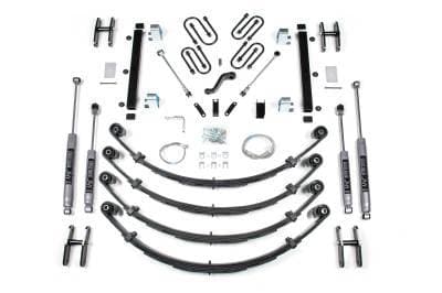 BDS 4.5 Inch Lift Kit w/Light Duty Leaf Springs for Jeep Wrangler YJ (87-95) (411H)
