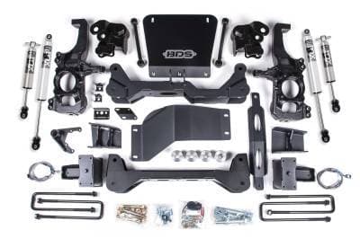 BDS 5 Inch Lift Kit FOX 2.5 HTO Performance Series for Chevy Silverado or GMC Sierra 2500HD/3500HD w/o Overloads (20-25) 4WD (766FPP)