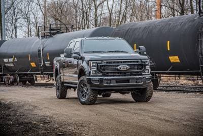 BDS 5 Inch Lift Kit w/ 4-Link FOX 2.5 Performance Elite Coil-Over Conversion w/Fox Shocks and Leaf Springs for Ford F250/F350 Super Duty (20-22) 4WD Diesel (1569FPE)