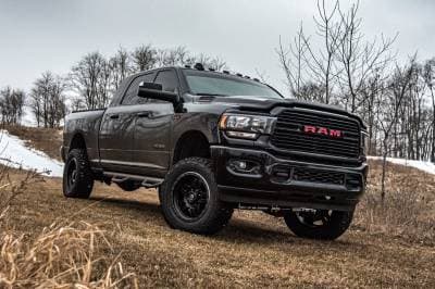 BDS 4 Inch Lift Kit w/Radius Arm, Fox Shocks and 2" Rear Block for Ram 3500 w/6 Bolt Indexing Ring and w/o Overloads (19-24) 4WD Diesel (1704FS)