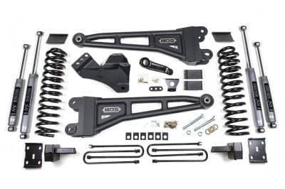 BDS 4 Inch Lift Kit w/Radius Arm, Fox Shocks, and 4" Block Kit for Ford F250/F350 Super Duty (11-16) 4WD Gas (1598FS)