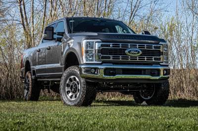 BDS 5 Inch Lift Kit w/Radius Arm, NX2 Shocks and 5" Rear Block Kit for Ford F250/F350 Super Duty w/Overloads (23-25) 4WD Gas (2204H)