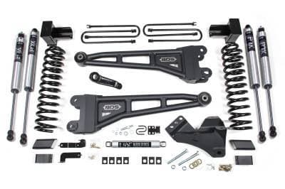BDS 5 Inch Lift Kit w/Radius Arm, NX2 Shocks and Leaf Springs for Ford F250/F350 Super Duty (23-25) 4WD Diesel (2208H)