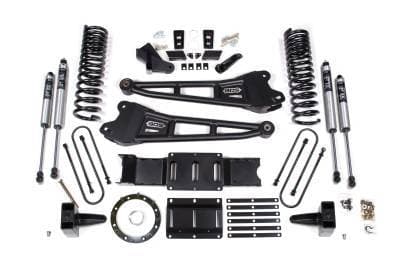 BDS 6 Inch Lift Kit w/ FOX 2.5 Performance Elite and Radius Arm for Ram 3500 w/8 Bolt Indexing Ring and Overloads (19-24) 4WD Diesel (1685FPE)