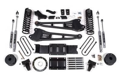 BDS 6 Inch Lift Kit w/ Radius Arm and Fox Shocks for Ram 3500 w/ Rear Air Ride and 6 Bolt Indexing Ring (19-24) 4WD Diesel (1724FS)