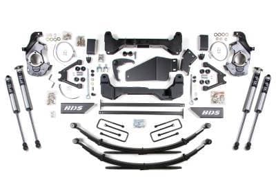 BDS 6 Inch Lift Kit w/Fox Shocks and Leaf Springs for Chevy/GMC 1500/2500 6 Lug (88-98) 4WD (194FS)