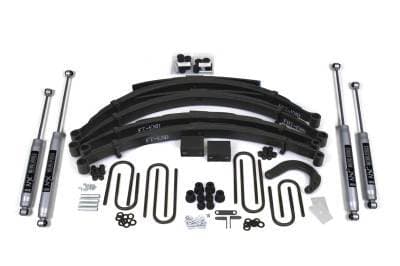 BDS 6 Inch Lift Kit w/NX2 Shocks and Leaf Springs for Chevy/GMC 3/4 Ton Suburban (88-91) 4WD (146H)