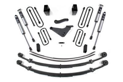 BDS 6 Inch Lift Kit w/NX2 Shocks and Rear Block Kit w/Add-A-Leaf for Ford Excursion (00-05) 4WD (302H)