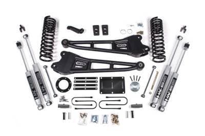 BDS 6 Inch Lift Kit w/Radius Arm and Fox 2.5 Performance Elite for Ram 3500 (13-18) 4WD Diesel (2104FPE)