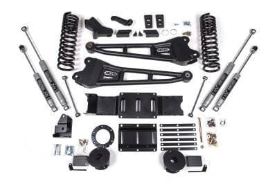 BDS 6 Inch Lift Kit w/Radius Arm and Fox Shocks for Ram 2500 w/Rear Air Ride (19-24) 4WD Diesel (1736FS)
