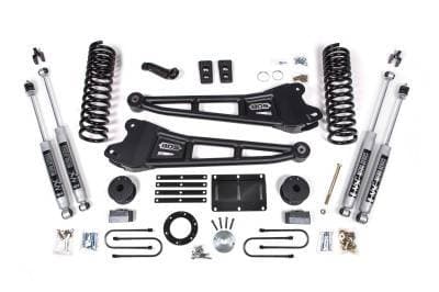 BDS 6 Inch Lift Kit w/Radius Arm and Fox Shocks for Ram 3500 w/ Rear Air Ride (13-18) 4WD Diesel (2106FS)