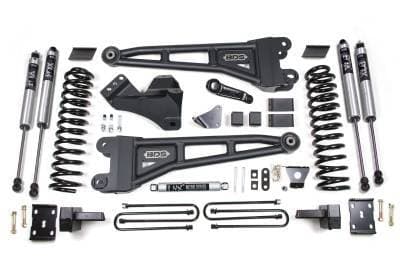 BDS 6 Inch Lift Kit w/Radius Arm, NX2 Shocks and 4" Rear Block for Ford F250/F350 Super Duty w/o Overload (05-07) 4WD Diesel (1943H)