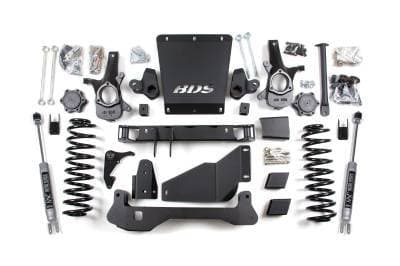 BDS 6 Inch Lift Kit w/Fox Shocks for Chevy/GMC Avalanche, Suburban, Tahoe, or Yukon 1500 (00-06) 4WD (183FS)