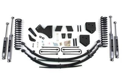 BDS 6 Inch Lift Kit w/Fox Shocks for Ford F250/F350 Super Duty w/Factory 2" Rear Block (11-16) 4WD Diesel (594FS)