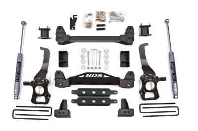 BDS 6 Inch Lift Kit w/NX2 Shocks and 4" Rear Block for Ford F150 (15-20) 2WD (1918H)
