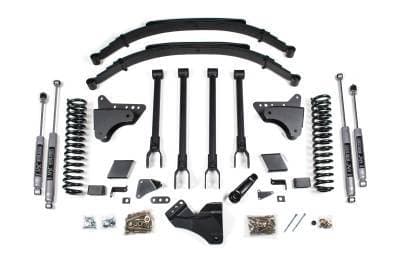 BDS 8 Inch Lift Kit w/Fox Shocks 4-Link Conversion for Ford F250/F350 Super Duty (11-16) 4WD Diesel (1500FS)