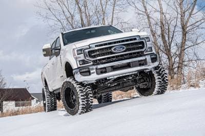 BDS 7 Inch Lift Kit w/ 4-Link FOX 2.5 Performance Elite Coil-Over Conversion w/Leaf Springs for Ford F250/F350 Super Duty (20-22) 4WD Diesel (1572FPE)