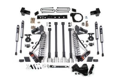 BDS 7 Inch Lift Kit w/ 4-Link FOX 2.5 Performance Elite Coil-Over Conversion w/Rear Block Kit for Ford F250/F350 Super Duty (20-22) 4WD Diesel (1571FPE)