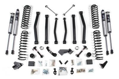 BDS 4.5 Inch Lift Kit w/Fox Shocks and Sway Bar Fixed Links for Jeep Wrangler JK (12-18) 4-Door (1406FS)
