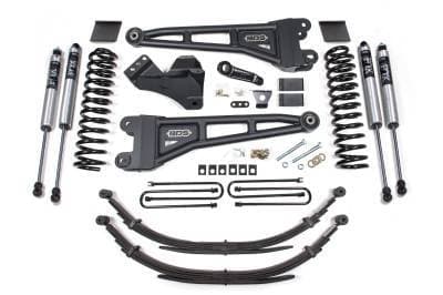 BDS 6 Inch Lift Kit w/Radius Arm and Fox Shocks for Ford F250/F350 Super Duty w/Factory 3" Rear Blocks (11-16) 4WD Diesel (1593FS)