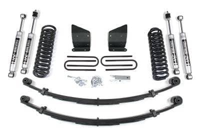 BDS 4 Inch Lift Kit w/Staggered Front Shocks and Leaf Springs for Ford Bronco (78-79) 4WD (524H)